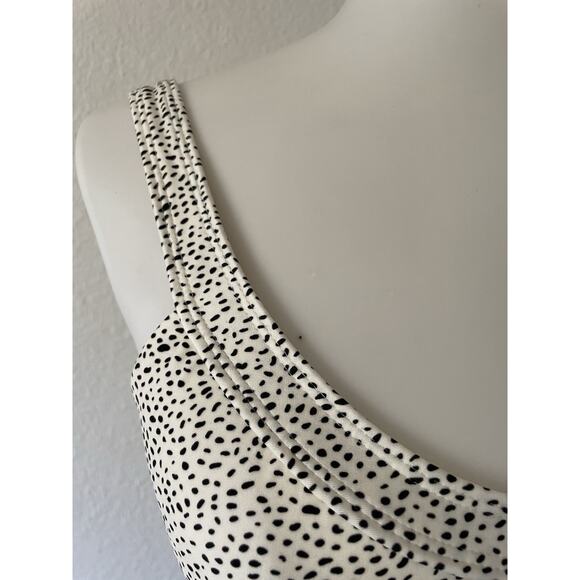 Vix Swim Bikini Top Plunge Multicolor Polka Dot Swimwear - Picture 2 of 9